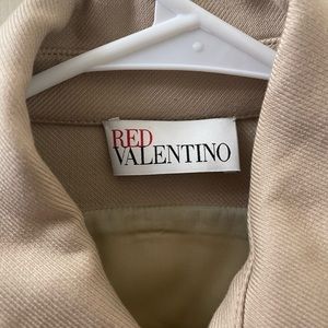 REDValentino Bullseye Trench Coat Beige